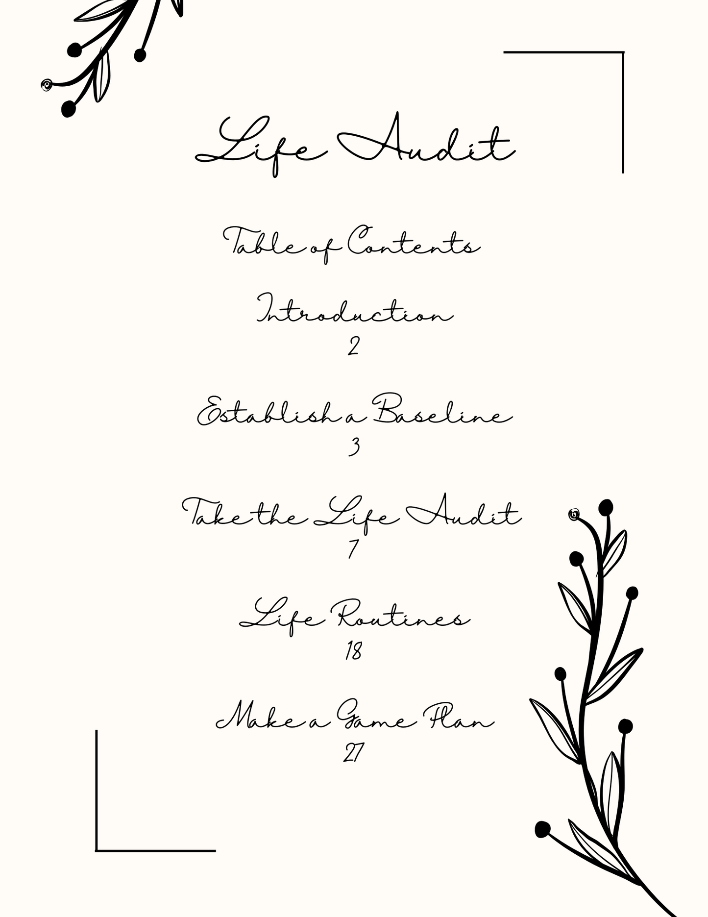 The Life Audit Guidebook