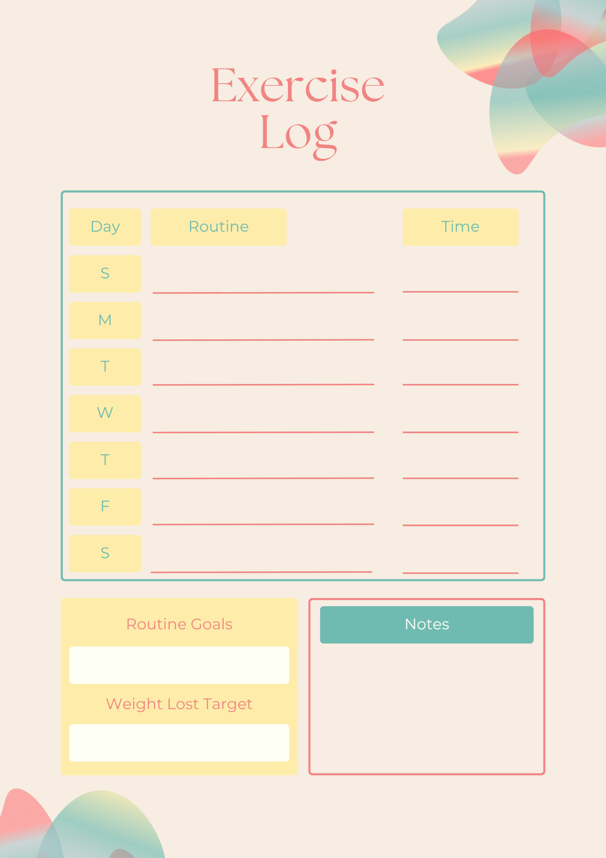 Habit Tracker Workbook