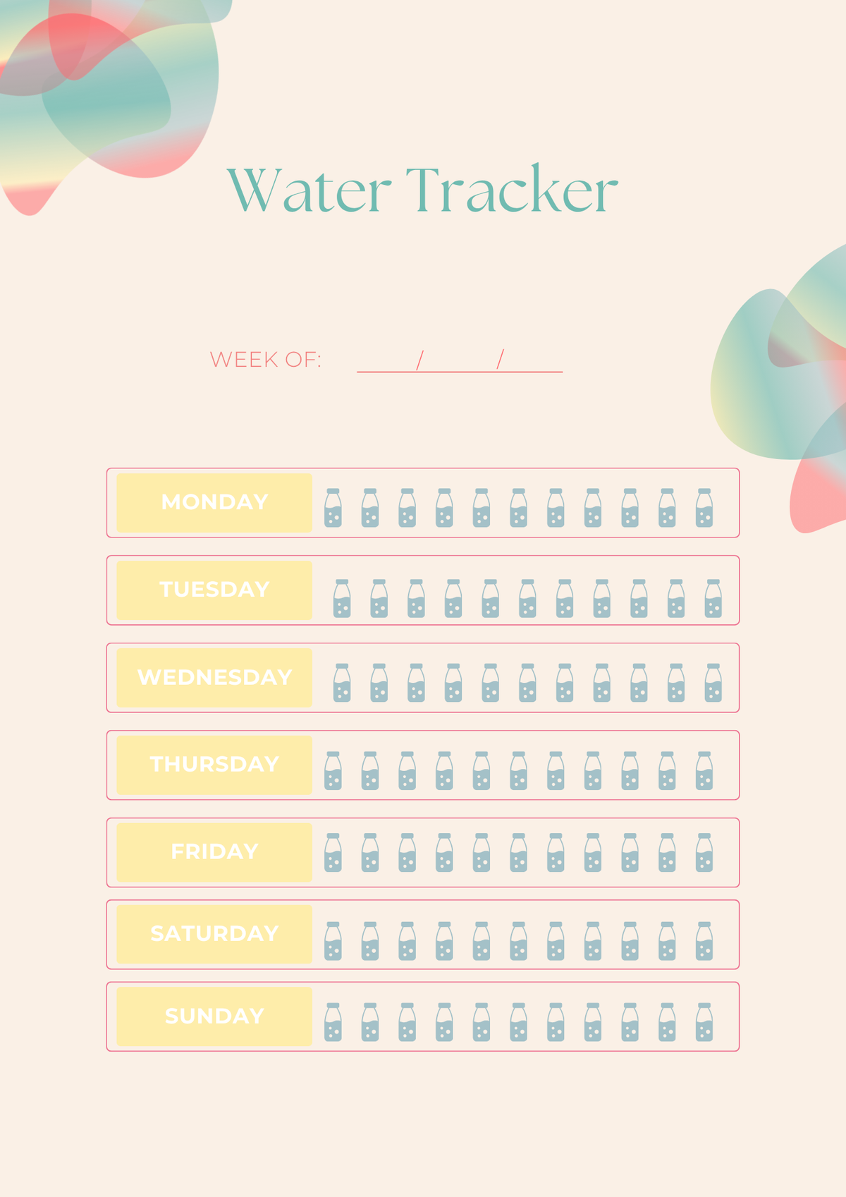 Habit Tracker Workbook