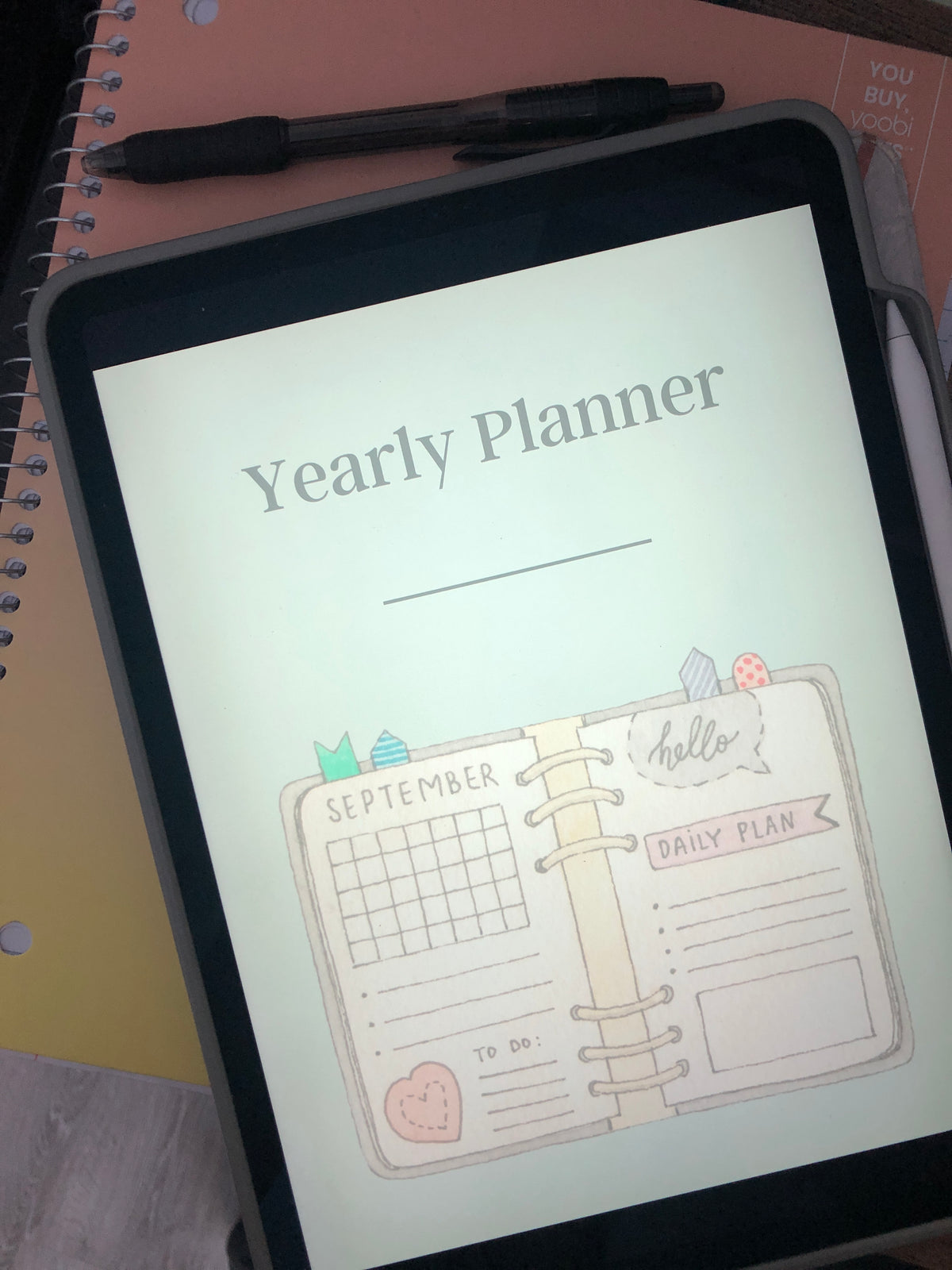 Monthly/Weekly Planner Printable (green theme)