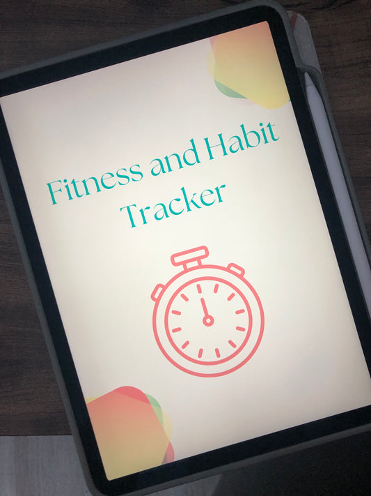 Fitness and Habit Tracker Workbook