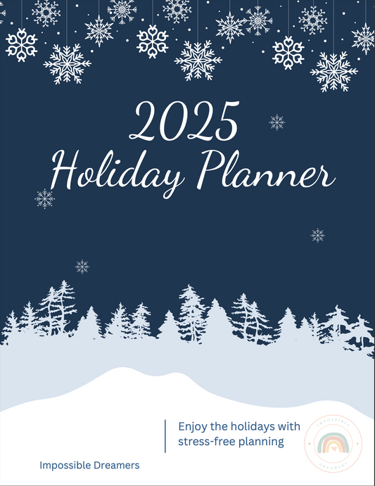 2025 Holiday Planner