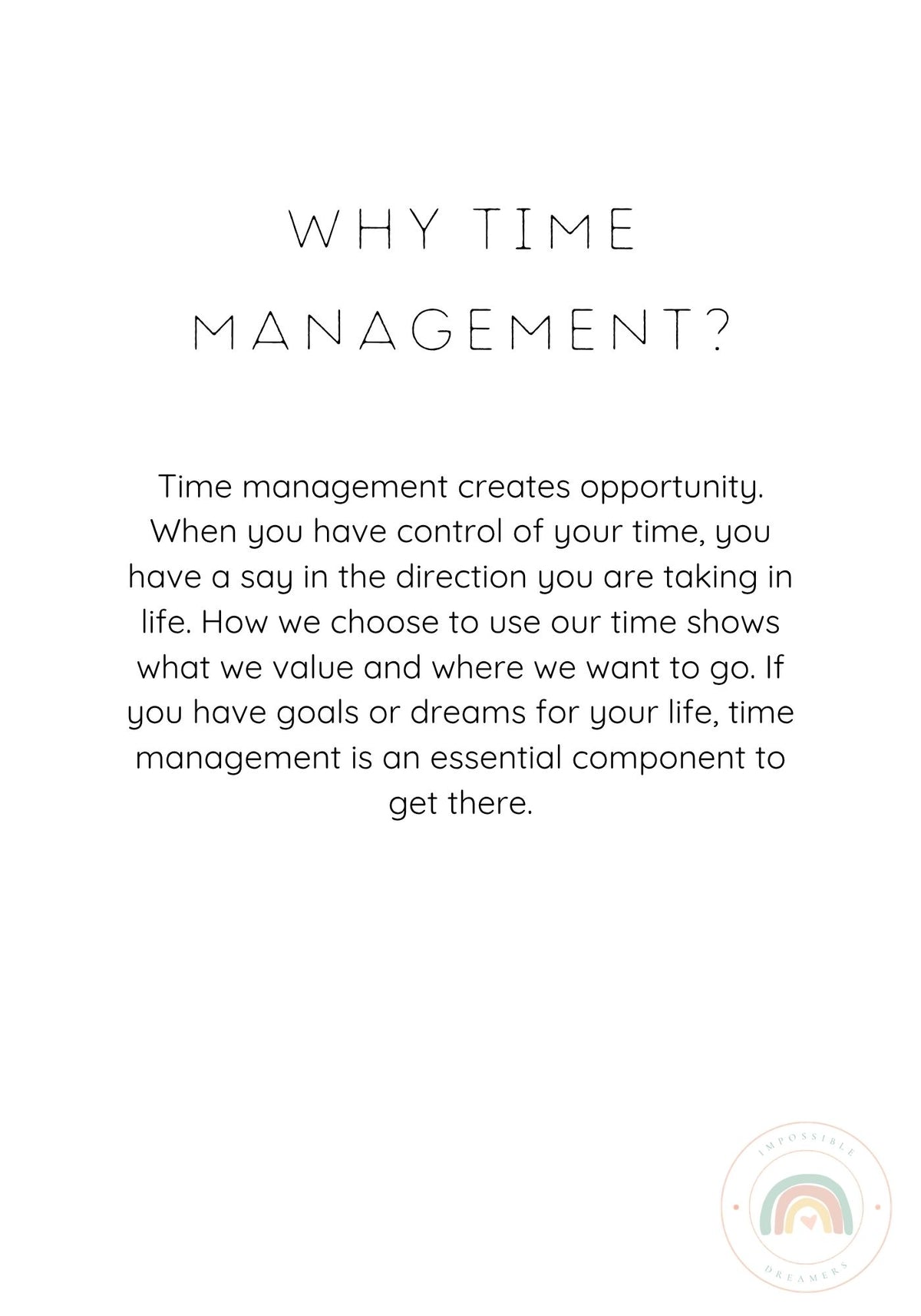 Time Management Playbook